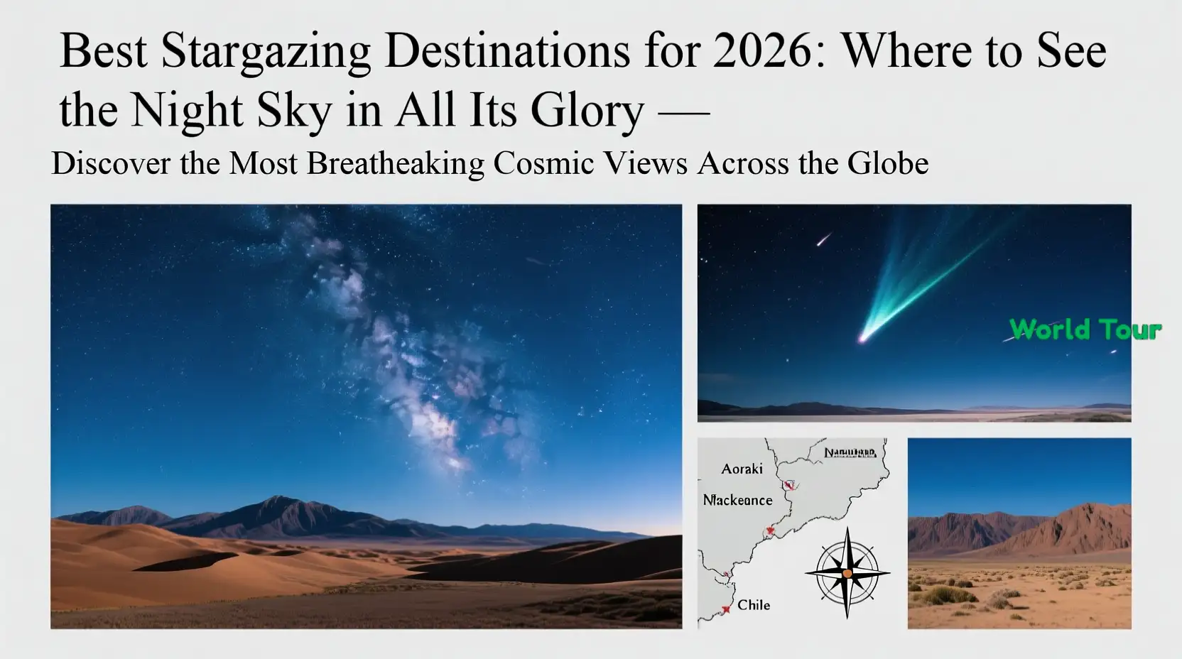 Best Stargazing Destinations for 2026: Where to See the Night Sky in All Its Glory