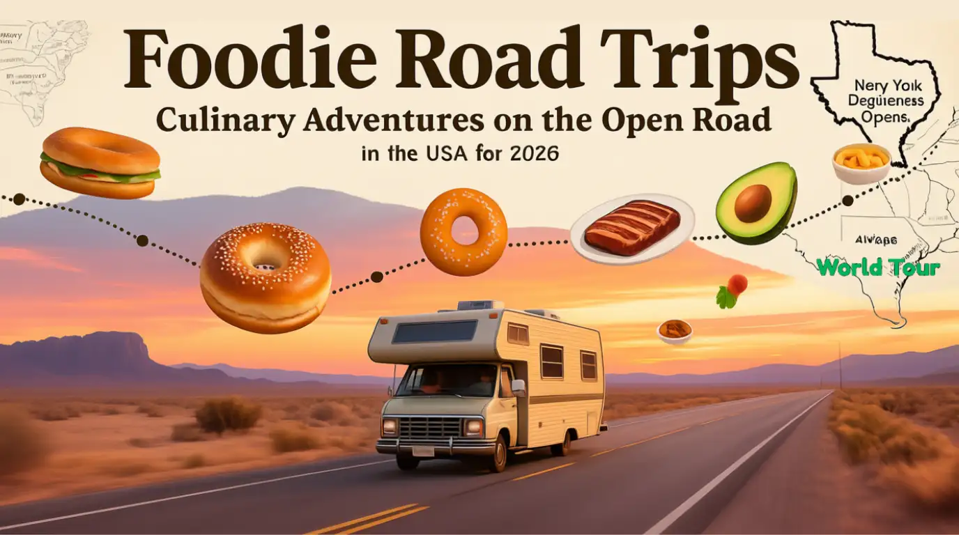Foodie Road Trips in the USA for 2026: Culinary Adventures on the Open Road
