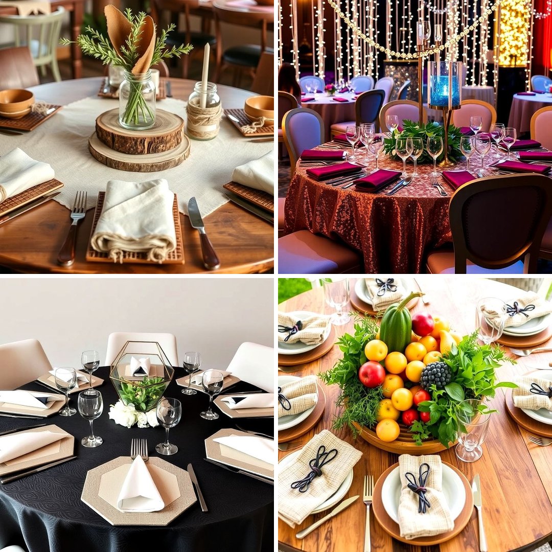 20 Stunning Round Table Decor Ideas for Every Occasion - Image 2