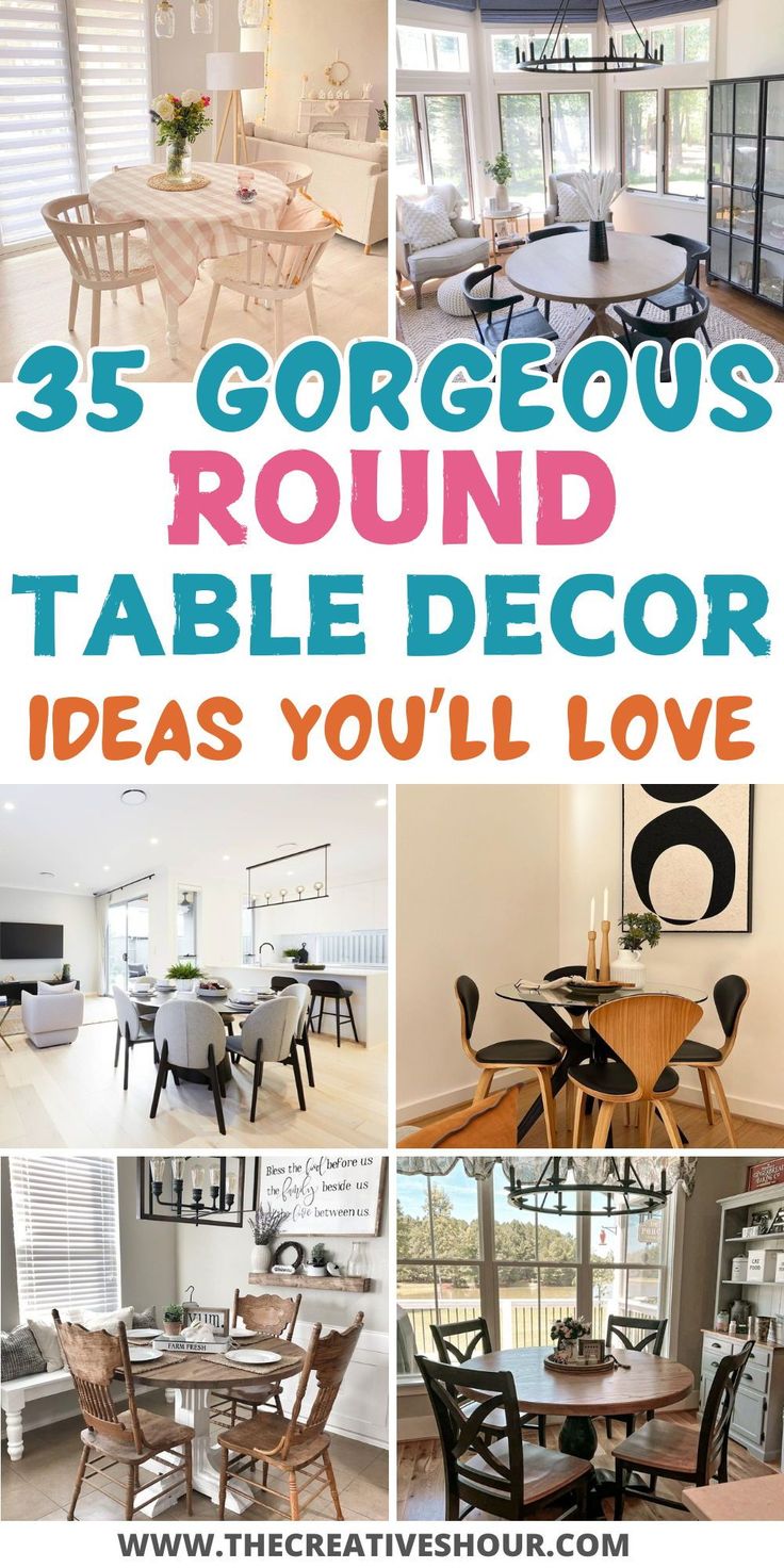 20 Stunning Round Table Decor Ideas for Every Occasion - Image 5