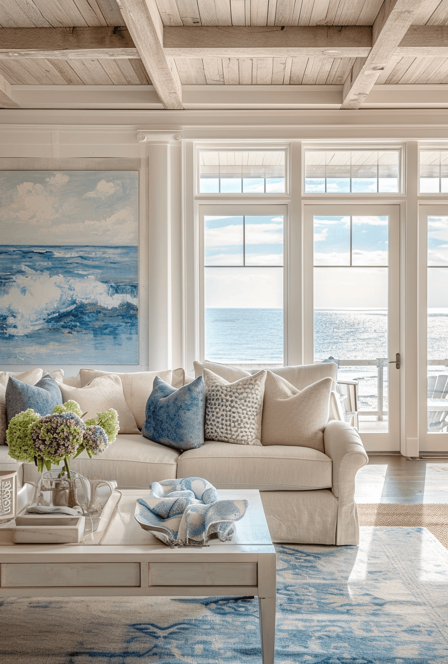 Hamptons Living Room Ideas: How to Achieve Coastal Elegance