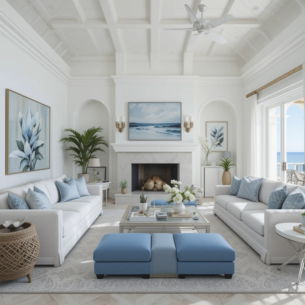 Hamptons Living Room Ideas: How to Achieve Coastal Elegance - Image 2